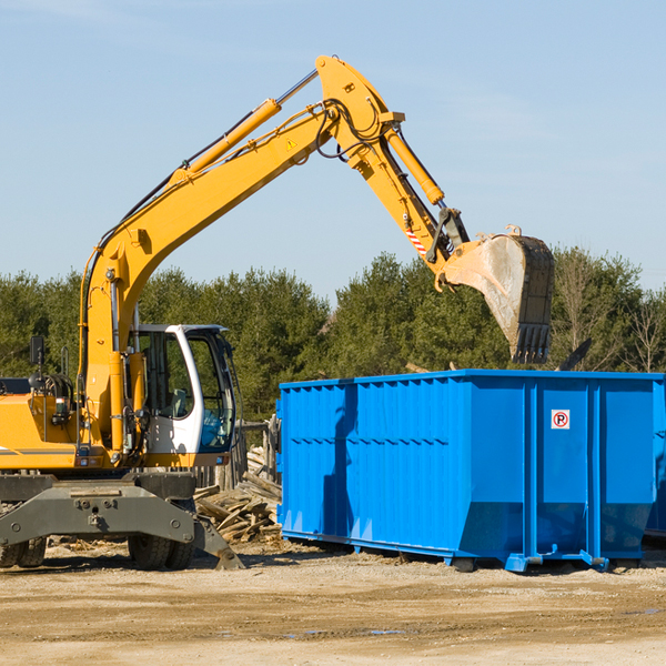 are there any restrictions on where a residential dumpster can be placed in Monmouth County NJ